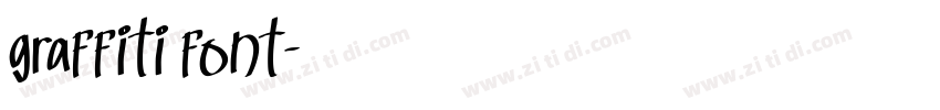 graffiti font字体转换 graffiti font字体转换
